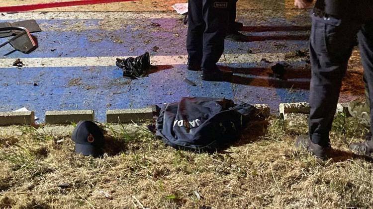 MESAİ ARKADAŞLARI KAZA YERİNDE GÖZYAŞI DÖKTÜ