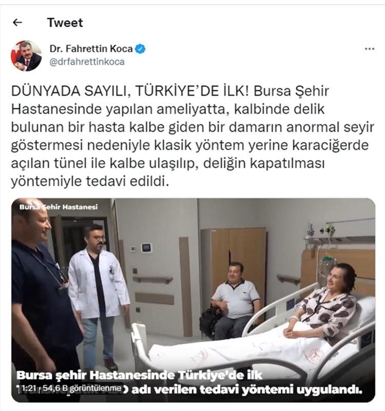 FAHRETTİN KOCA PAYLAŞIM YAPTI