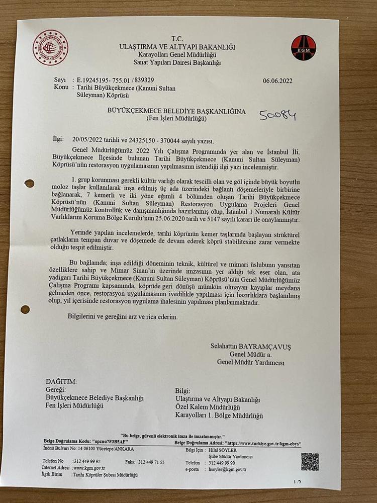 RESTORASYON UYGULAMASININ YAPILMASI İÇİN HAZIRLIKLARA BAŞLANILDI