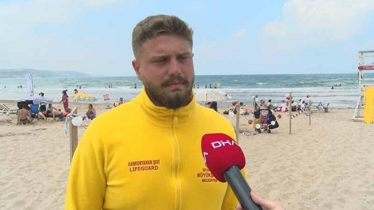 CANKURTARANLARIN OLDUĞU YERDE DENİZE GİRİN UYARISI