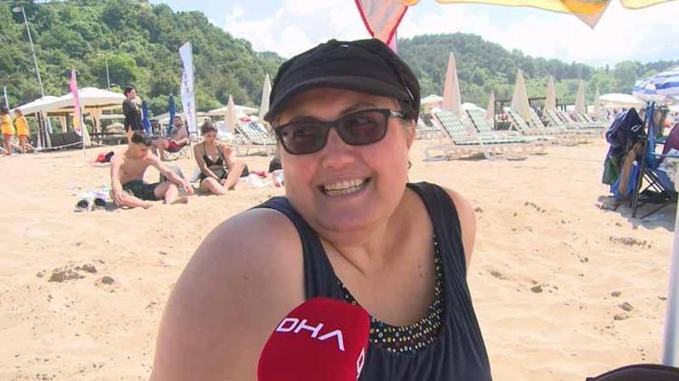 İÇİMİZ RAHAT BİR ŞEKİLDE DENİZE GİRİYORUZ