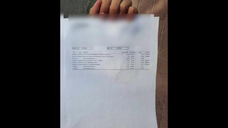 PARÇA PARÇA TOPLAMDA 267 BİN LİRA PARAYI ÇEKMİŞ HESABIMIZDAN