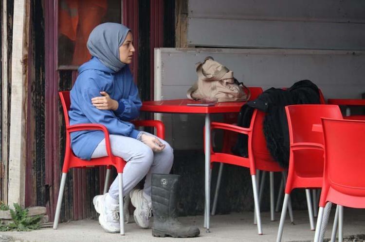 EŞİNİN ÇİZMESİYLE İYİ HABERİ BEKLEDİ