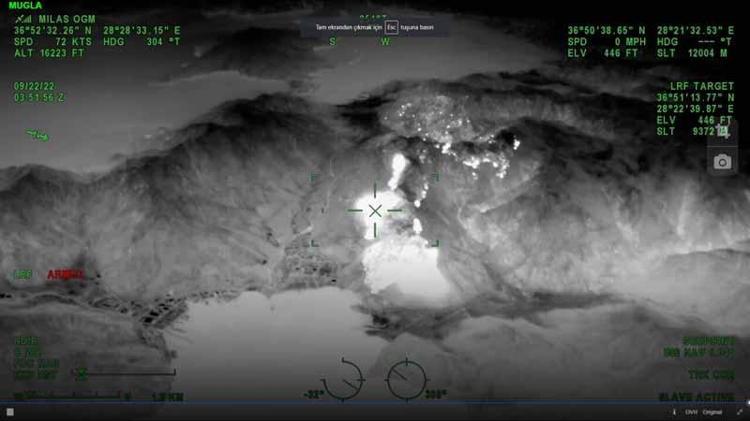 MARMARİS YANGININDA YÜZDE 90 DOĞRULUK SAĞLADI