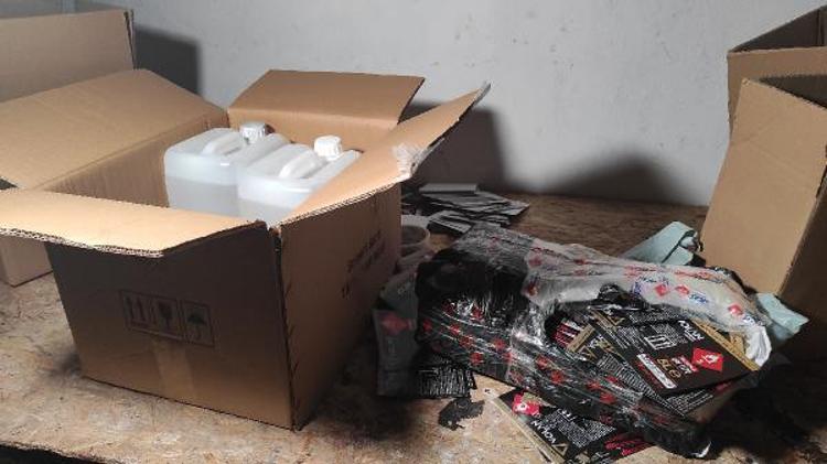 ŞÖMİNE YAKITI ETİKETİ BASMIŞLAR