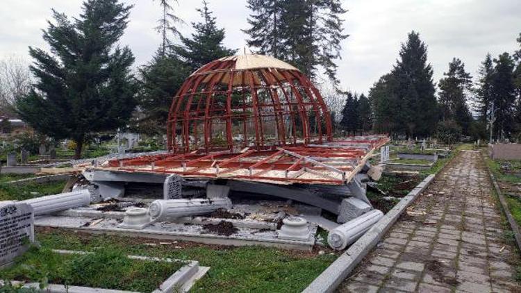 ANIT MEZAR DEPREMDE YIKILDI