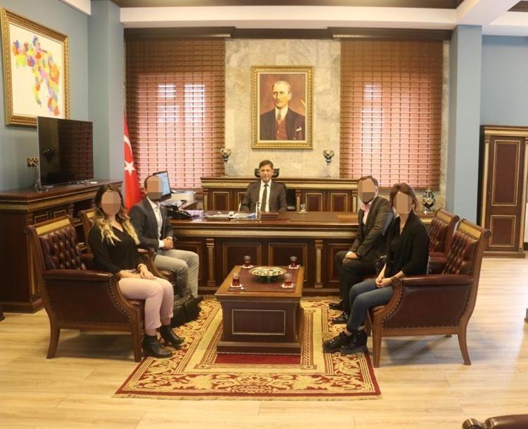 KAYMAKAMI ZİYARET ETMİŞ