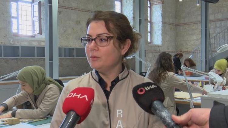 YAZMA ESERLERİN ONARIMI YAPILIYOR