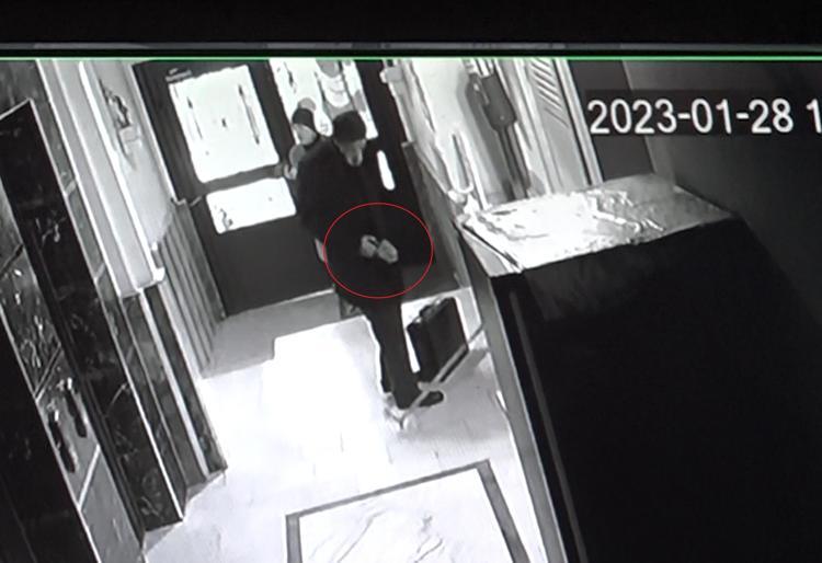 OĞLUNU VURMA ANI KAMERADA