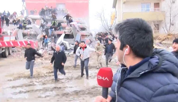 2 BİNANIN YIKILDIĞINA ŞAHİT OLDUK