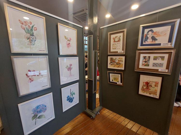 HOCAMIZIN DESTEĞİ VE İLGİSİYLE MUHTEŞEM BİR SERGİ OLMUŞ