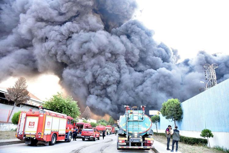YANGININ BÜYÜKLÜĞÜ GÜN AĞARINCA ORTAYA ÇIKTI