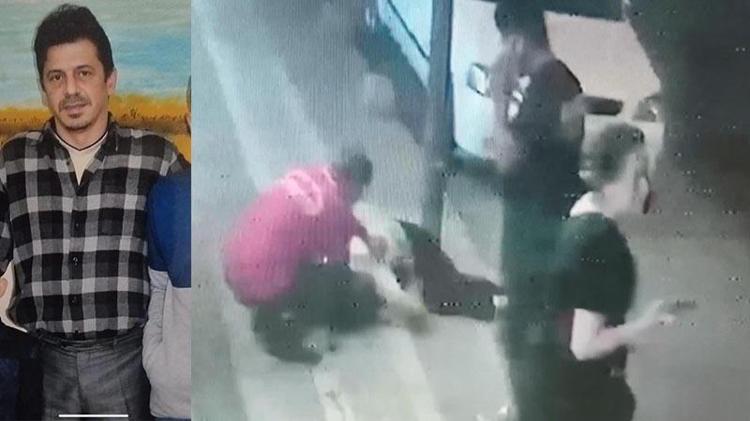 YARDIM İSTEDİĞİ ANLAR GÜVENLİK KAMERASINDA