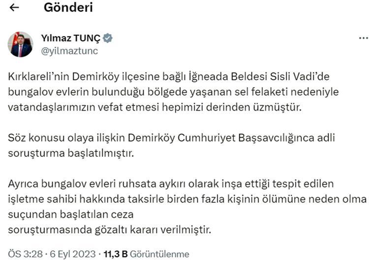 SORUŞTURMA BAŞLATILDI, GÖZALTI KARARI VERİLDİ