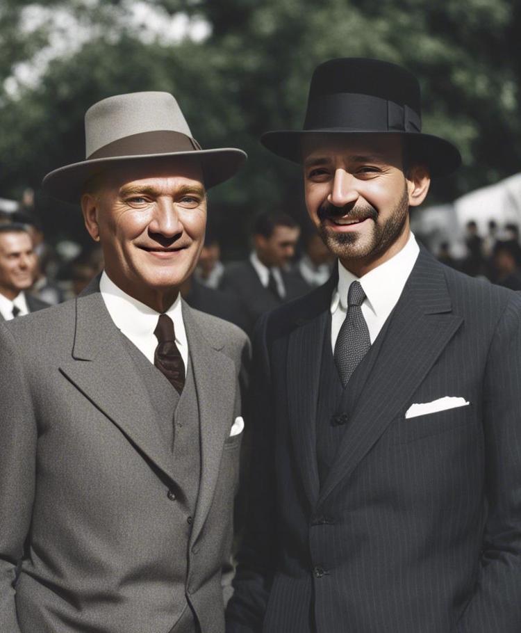 ‘FİZİKEN OLMASA DA ATATÜRK’LE YAN YANA GELME FIRSATINI ÜRETMEK İSTEDİM’