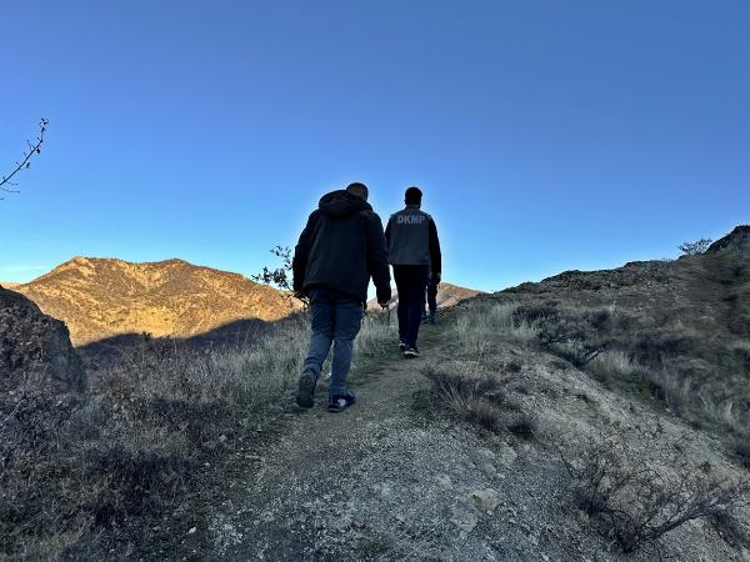 DENETİMDE YABAN KEÇİLERİ VE SU SAMURUYLA KARŞILAŞTI