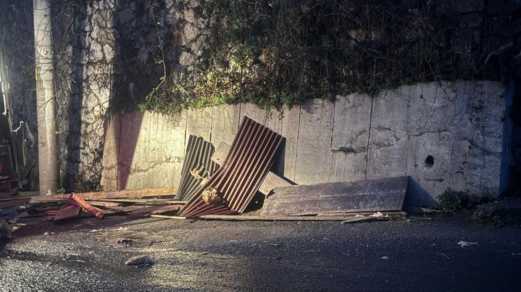 ÇATININ UÇMA ANI KAMERADA