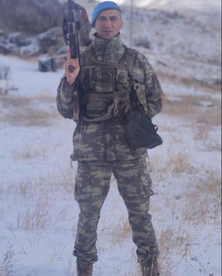 ŞEHİT YAZICI, SON YOLCULUĞUNA UĞURLANDI; 4 AYLIK HAMİLE EŞİ GÖZYAŞI DÖKTÜ