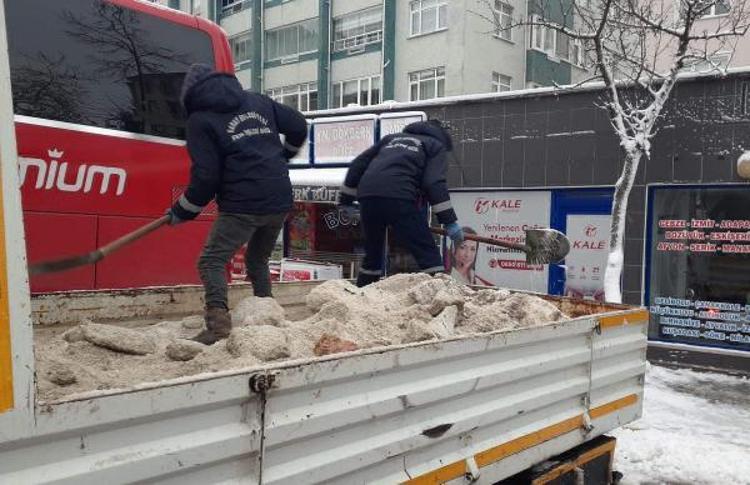 TEKİRDAĞDA KAPALI 10 MAHALLE YOLU İÇİN ÇALIŞMA