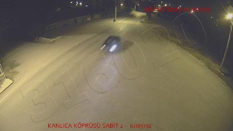 KAZA ANI GÜVENLİK KAMERASINA YANSIDI