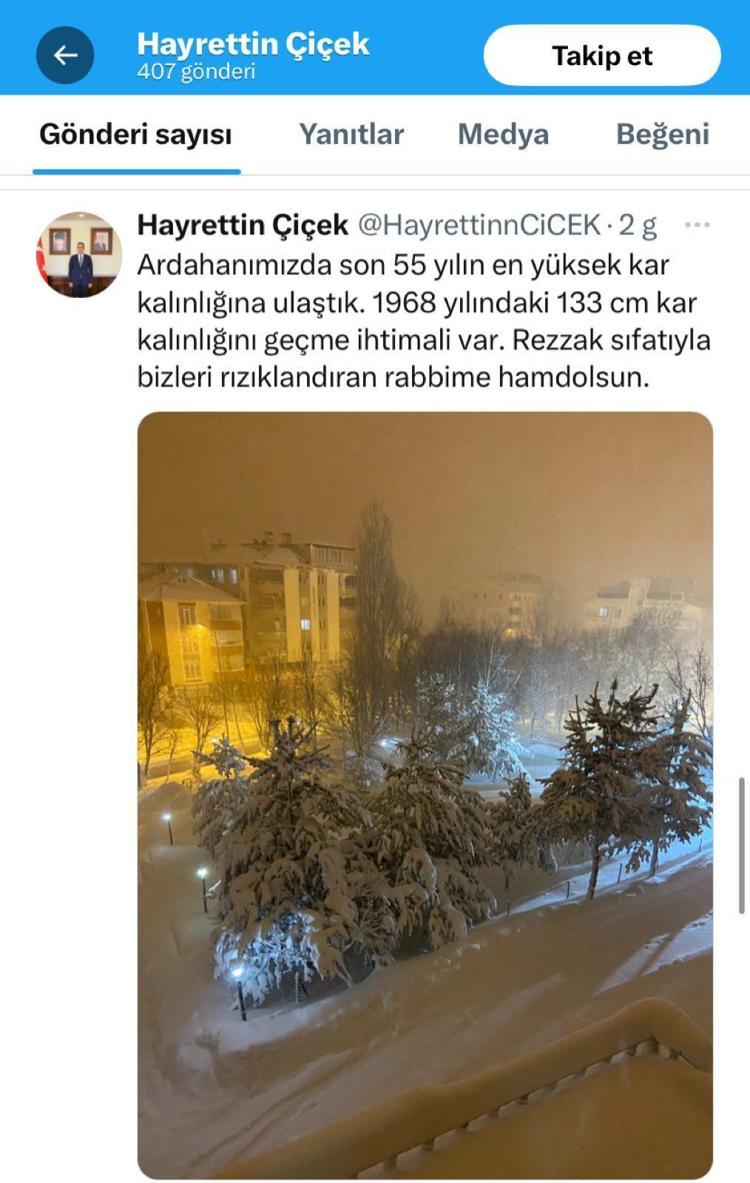ARDAHAN, GÜNEŞİN BİLE ÜŞÜDÜĞÜ BİR YER