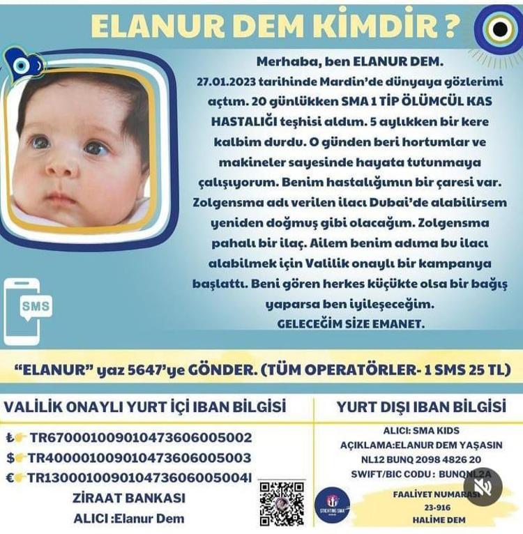‘ELANUR İLK VE TEK EVLADIM’