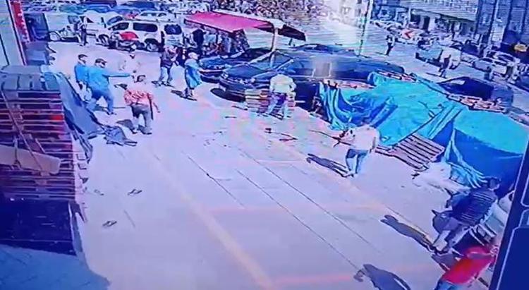 TAHTALI SOPALI SALDIRI GÜVENLİK KAMERASINDA