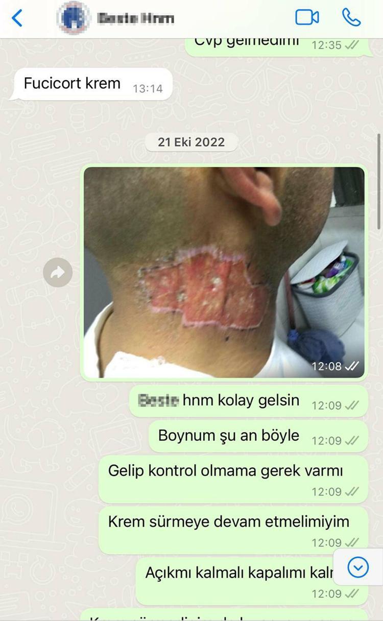 HASTANEDEN AÇIKLAMA