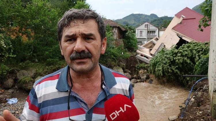 ‘ÇATIRDAYARAK, DEREYE DOĞRU YAN YATTI