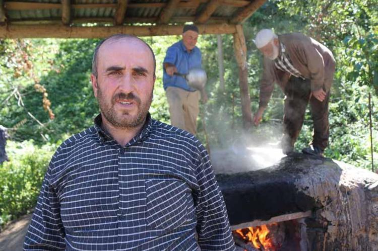 100 LİTRE ÜZÜM SUYUNDAN 35-40 LİTRE PEKMEZ