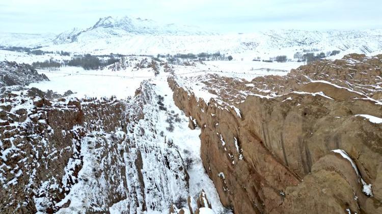 DRON İLE GÖRÜNTÜLENDİ