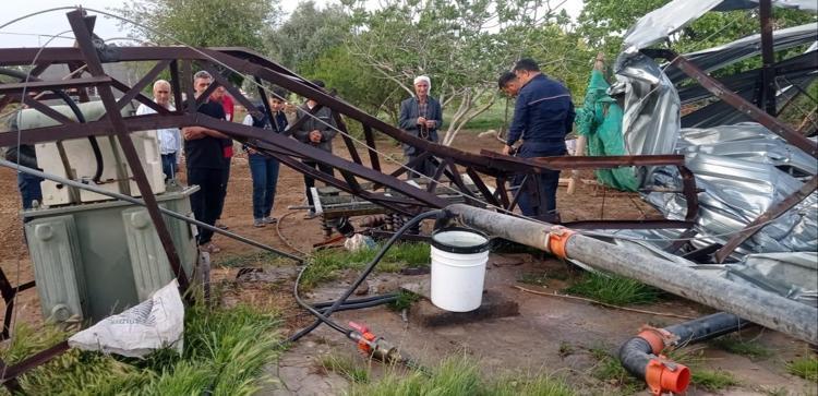 ELEKTRİK DİREĞİ DEVRİLDİ