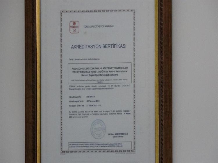TÜRKAK AKREDİTELİ