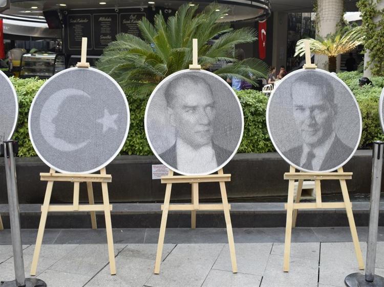 100 BİN METREYİ AŞAN İP KULLANILDI