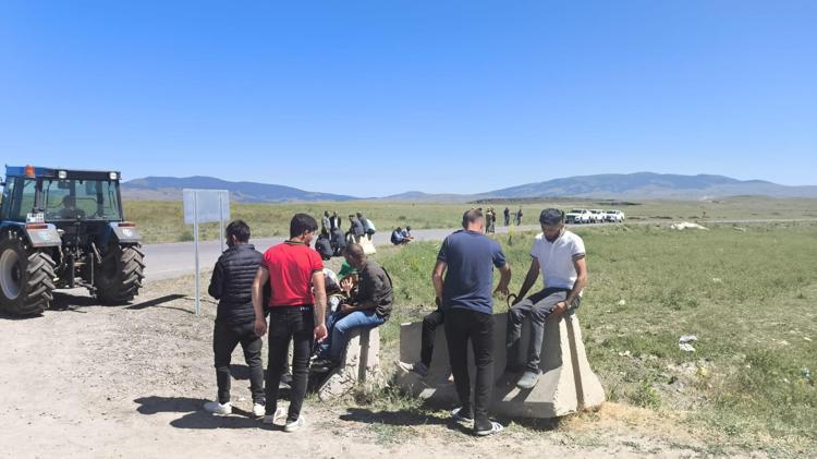 KAYMAKAM ASLANTATAR BÖLGEYE GELDİ