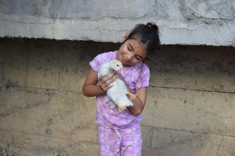 ‘ÇOCUKLAR ÖRDEKLERİ GÖRÜNCE ÜZÜNTÜLERİ GEÇTİ VE MUTLU OLDULAR’