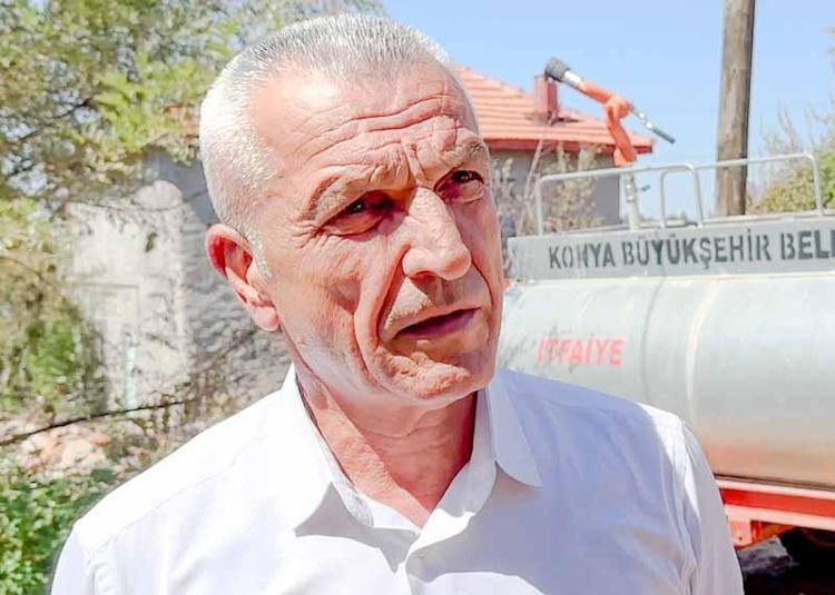 ‘İTFAİYE GELMEDEN ATEŞİN ÖNÜNÜ KESEN GÖNÜLLÜLERİZ’