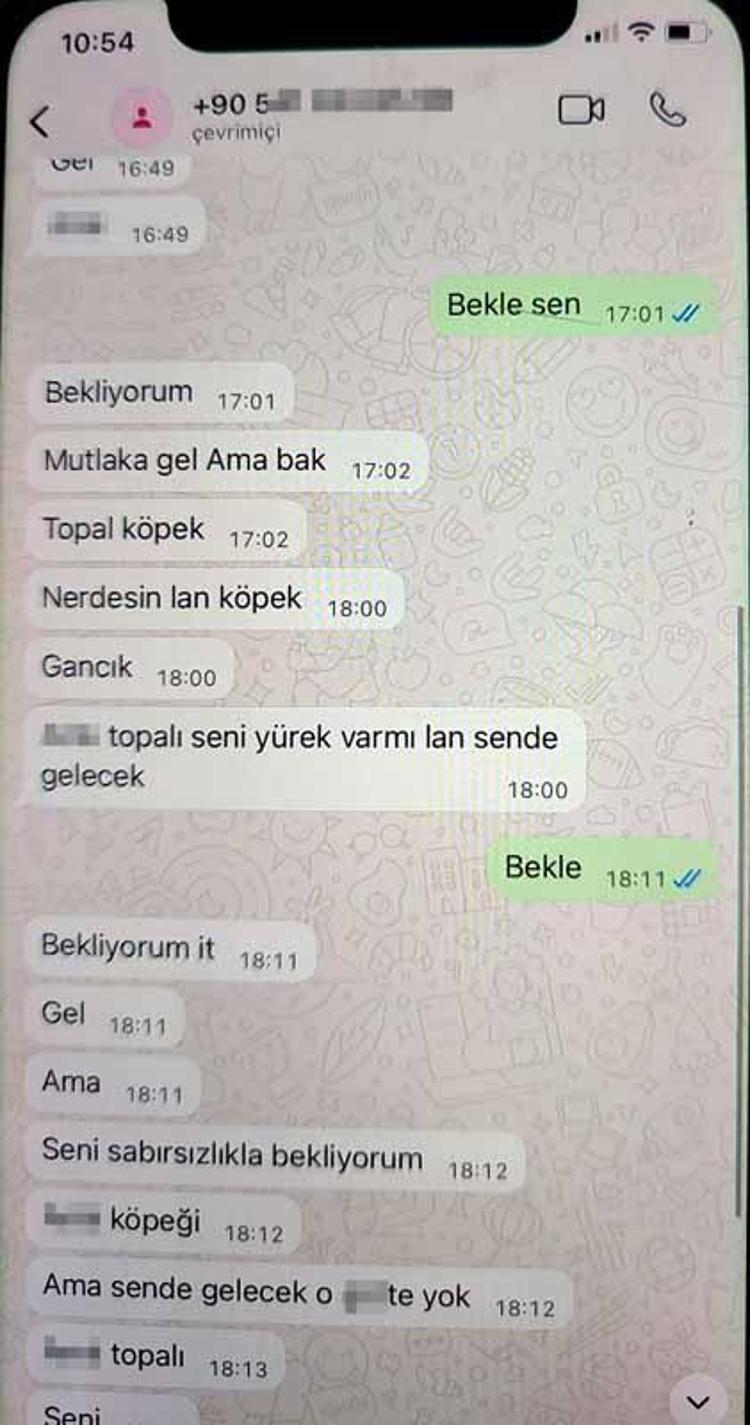 TEHDİT İÇERİKLİ MESAJ GÖNDERMİŞ