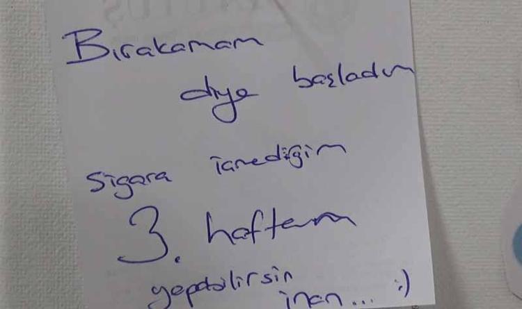 ÇİÇEK KOKUSU ALAMIYORDUK