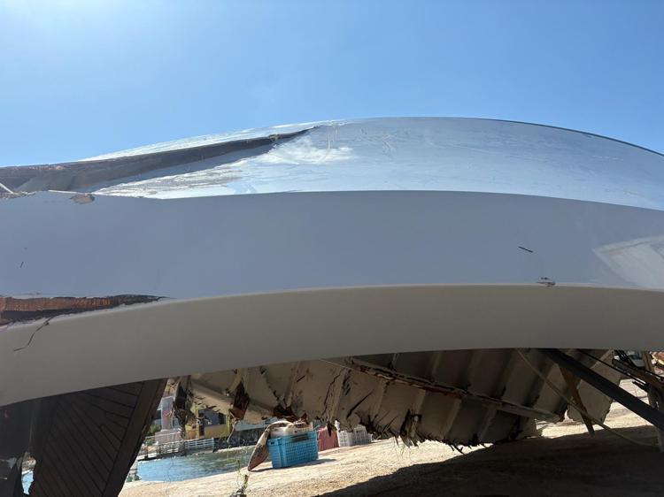 ŞÜPHELİ KAPTANIN KULLANDIĞI GEMİ GÖRÜNTÜLENDİ