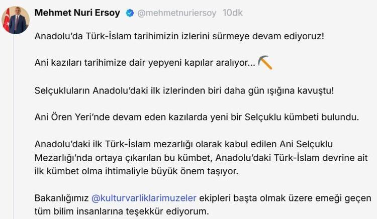 ANADOLUDA TÜRK-İSLAM DÖNEMİNE AİT İLK KÜMBET