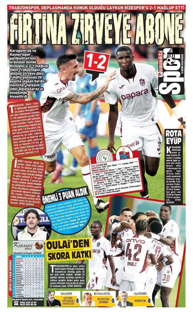 YEREL BASIN MANŞETLERİ