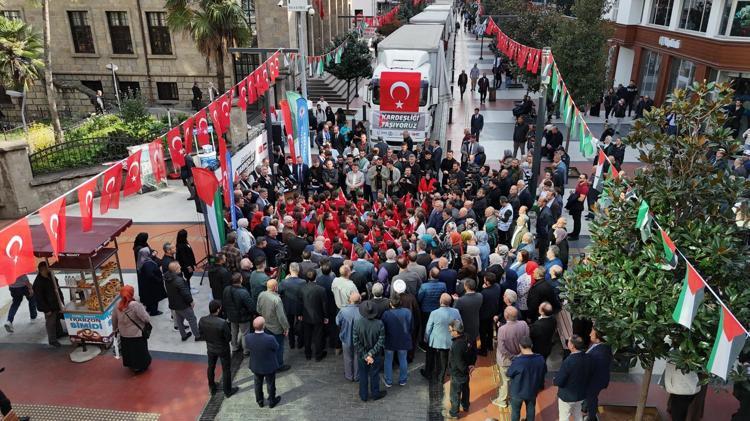 KONVOY GÖZYAŞLARI VE ALKIŞLARLA YOLA ÇIKTI