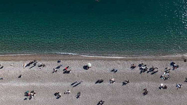 YOĞUNLUK HAVADAN GÖRÜNTÜLENDİ