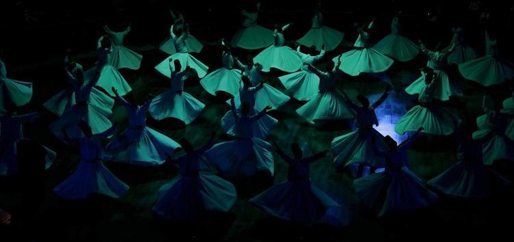 ŞEB-İ ARUS TÖRENİNDE, SEMA GÖSTERİSİ