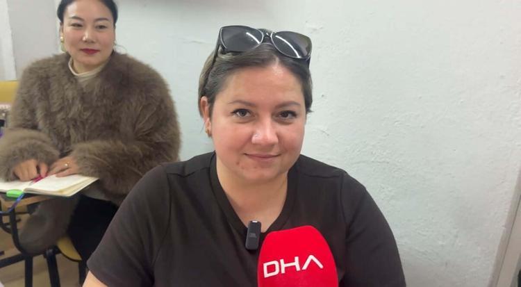 Rusyadan geldiğini ifade eden Marina Kılıç ise şöyle konuştu: