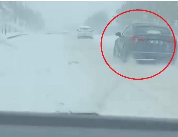 SÜRÜCÜLERİN ZOR ANLARI KAMERADA