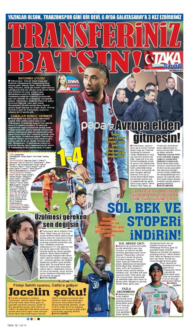 YEREL BASIN MANŞETLERİ