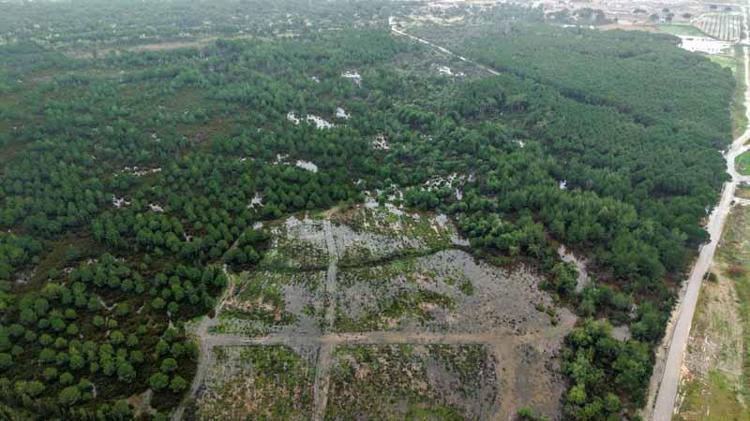 HASAR DRON İLE GÖRÜNTÜLENDİ