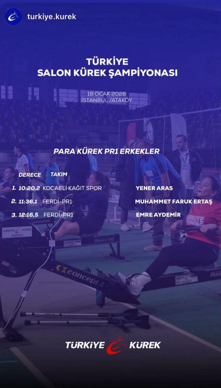 KÜREKLE TEKRAR HAYATA TUTUNDUM 7 AYDA TÜRKİYE ŞAMPİYONU OLDUM